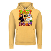 Vintage Mustard Sweet and spooky Vintage Hoodie - NancyCooperArtShop