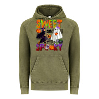 Vintage Olive Sweet and spooky Vintage Hoodie - NancyCooperArtShop