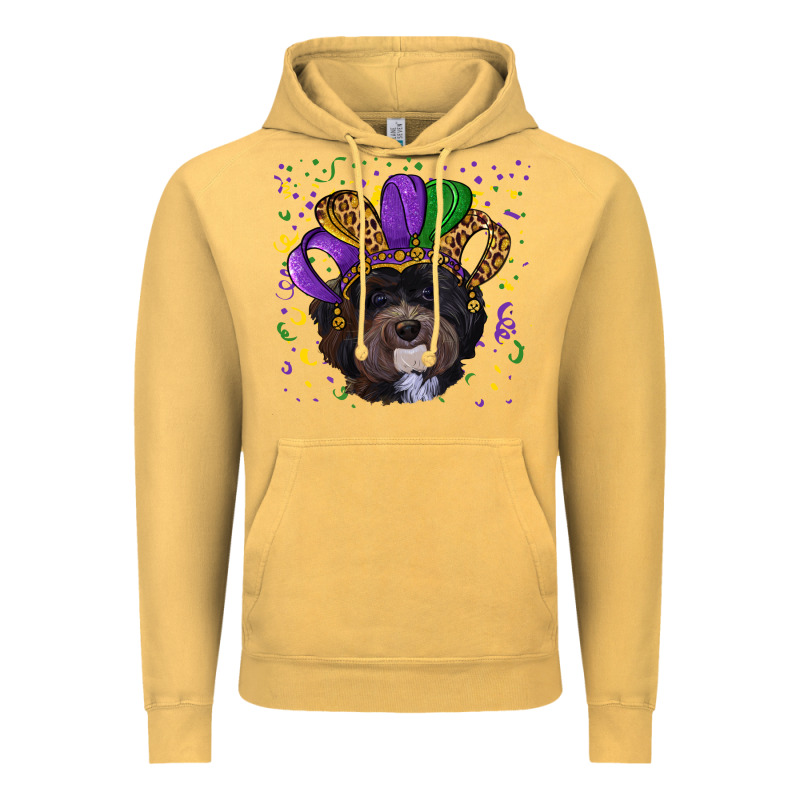 Mardi Gras Havanese Dog With Hat Vintage Hoodie by RanaPortraitStore | Teevron