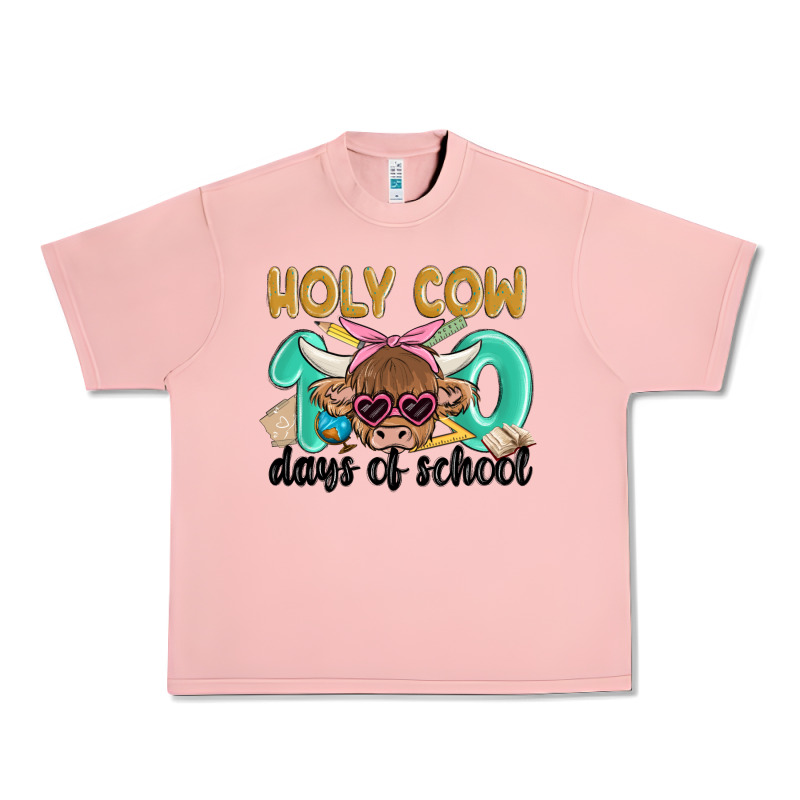 Holy Cow 100 Days Of School Urban Heavy Tee by MaliasSmallBusiness | Teevron