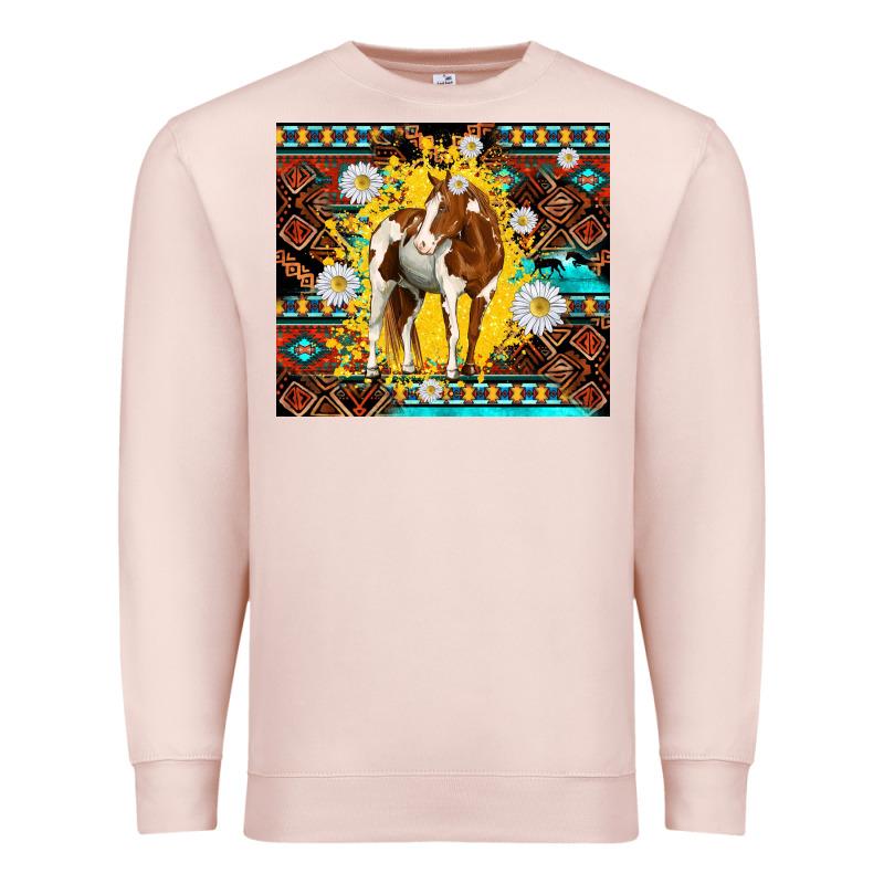 Aztec Tribal Horse Premium Sweatshirt by TumblerDesignByShophia | Teevron