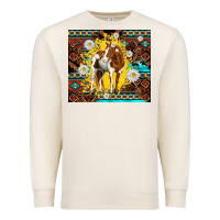 Sandshell aztec tribal horse Premium Sweatshirt - TumblerDesignByShophia