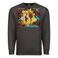 Smoke aztec tribal horse Premium Sweatshirt - TumblerDesignByShophia