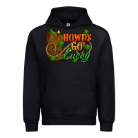 Black Howdy go lucky st. patricks day Urban Hoodie - FaDigitalArtStudio