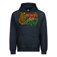 Navy Howdy go lucky st. patricks day Urban Hoodie - FaDigitalArtStudio