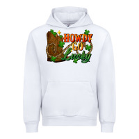 White Howdy go lucky st. patricks day Urban Hoodie - FaDigitalArtStudio