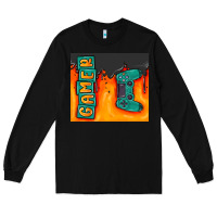 Black gamer Long Sleeve Tee - MaliasSmallBusiness