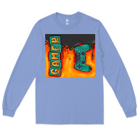 Colony Blue gamer Long Sleeve Tee - MaliasSmallBusiness