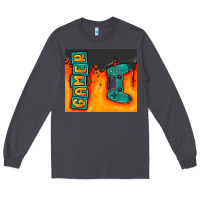 Smoke gamer Long Sleeve Tee - MaliasSmallBusiness
