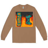 Toasted Coconut gamer Long Sleeve Tee - MaliasSmallBusiness