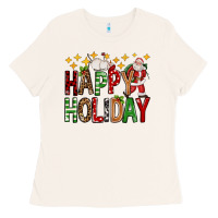 Bone happy holiday christmas Ladies Tee - FaDigitalArtStudio