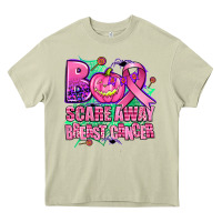 Mossy halloween boo with cancer ribbon breast cancer sca Heavy Core Tee - AdoDesignShop