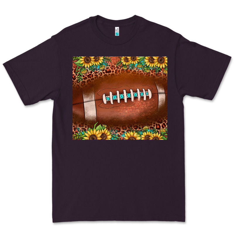 Football Leopard Turquoise Sunflower Premium Tee by JahusDesignShop | Teevron