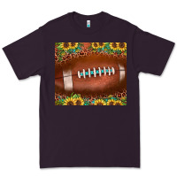 Plum football leopard turquoise sunflower Premium Tee - JahusDesignShop