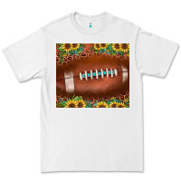 White football leopard turquoise sunflower Premium Tee - JahusDesignShop