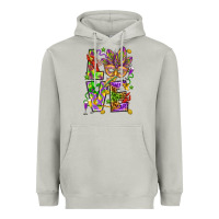 Moon Dust Mardi Gras love Heavyweight Hoodie - HowdyJamesFarm