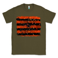 Army Green halloween spider backround Classic Tee - RanaPortraitStore