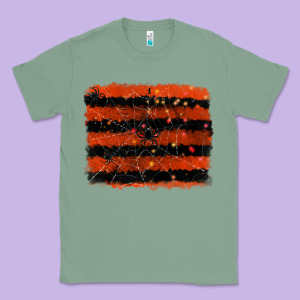 Halloween Spider Backround Classic Tee Designed By Ranaportraitstore