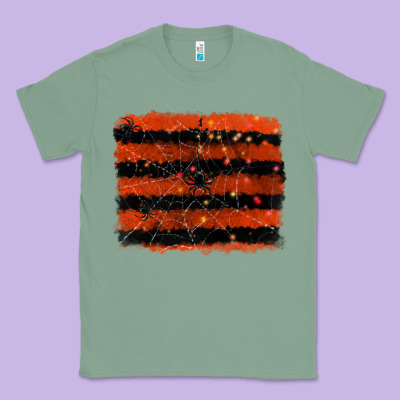 Halloween Spider Backround Classic Tee Designed By Ranaportraitstore