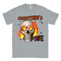 Heather Grey everythings fine Classic Tee - JahusDesignShop