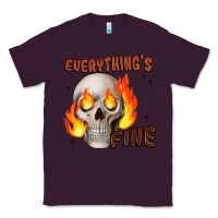 Plum everythings fine Classic Tee - JahusDesignShop