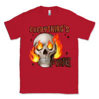Red everythings fine Classic Tee - JahusDesignShop