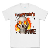 White everythings fine Classic Tee - JahusDesignShop