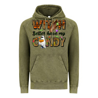 Vintage Olive Witch better have my candy Vintage Hoodie - NancyCooperArtShop