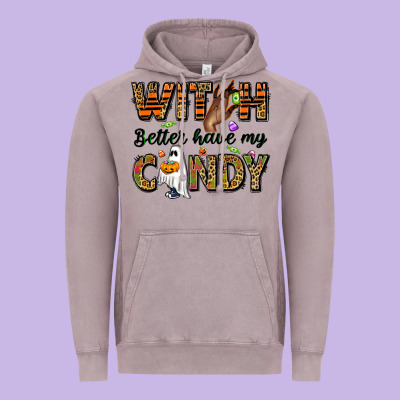 Witch Better Have My Candy Vintage Hoodie Designed By Nancycooperartshop