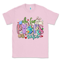 Bubblegum Pink oh for the peeps sake Classic Tee - MaliasSmallBusiness