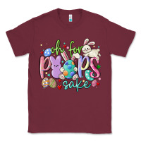 Burgundy oh for the peeps sake Classic Tee - MaliasSmallBusiness