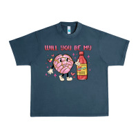 Midnight Navy will you be my Urban Heavy Tee - MaliasSmallBusiness