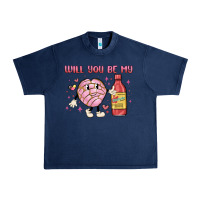 Navy will you be my Urban Heavy Tee - MaliasSmallBusiness