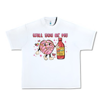 White will you be my Urban Heavy Tee - MaliasSmallBusiness