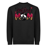 Black wrestling mom Heavyweight Sweatshirt - MaliasSmallBusiness