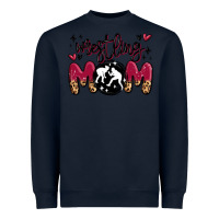 Navy wrestling mom Heavyweight Sweatshirt - MaliasSmallBusiness