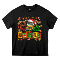 Black bus driver chrıstmas Heavy Core Tee - AdoDesignShop