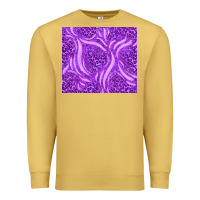 Antique Gold purple glitter with leopard pattern Premium Sweatshirt - TumblerDesignByShophia