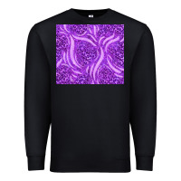 Black purple glitter with leopard pattern Premium Sweatshirt - TumblerDesignByShophia