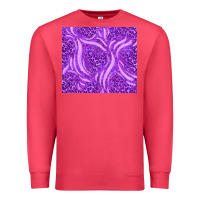 Cardinal purple glitter with leopard pattern Premium Sweatshirt - TumblerDesignByShophia