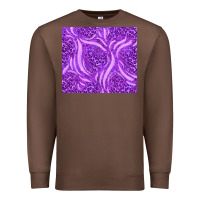 Chestnut purple glitter with leopard pattern Premium Sweatshirt - TumblerDesignByShophia