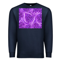 Navy purple glitter with leopard pattern Premium Sweatshirt - TumblerDesignByShophia
