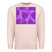 Pale Pink purple glitter with leopard pattern Premium Sweatshirt - TumblerDesignByShophia