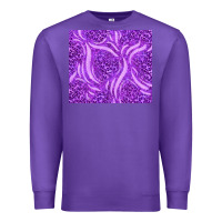 Purple purple glitter with leopard pattern Premium Sweatshirt - TumblerDesignByShophia
