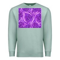Seafoam purple glitter with leopard pattern Premium Sweatshirt - TumblerDesignByShophia