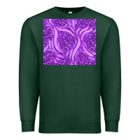 Sports Green purple glitter with leopard pattern Premium Sweatshirt - TumblerDesignByShophia