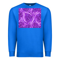 True Royal purple glitter with leopard pattern Premium Sweatshirt - TumblerDesignByShophia