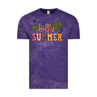 Cloud Purple hello summer Vintage Tee - JahusDesignShop