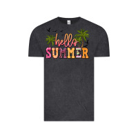 Vintage Black hello summer Vintage Tee - JahusDesignShop