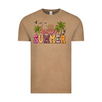 Vintage Coffee hello summer Vintage Tee - JahusDesignShop